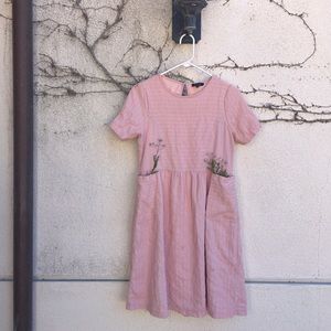 Pink Roolee Midi Dress